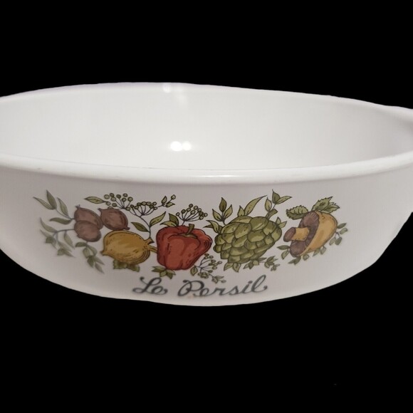 Corning Ware ( Spice of Life ) White Skillet Pan P-83-8 ( 6.5" inch ) - Picture 2 of 9